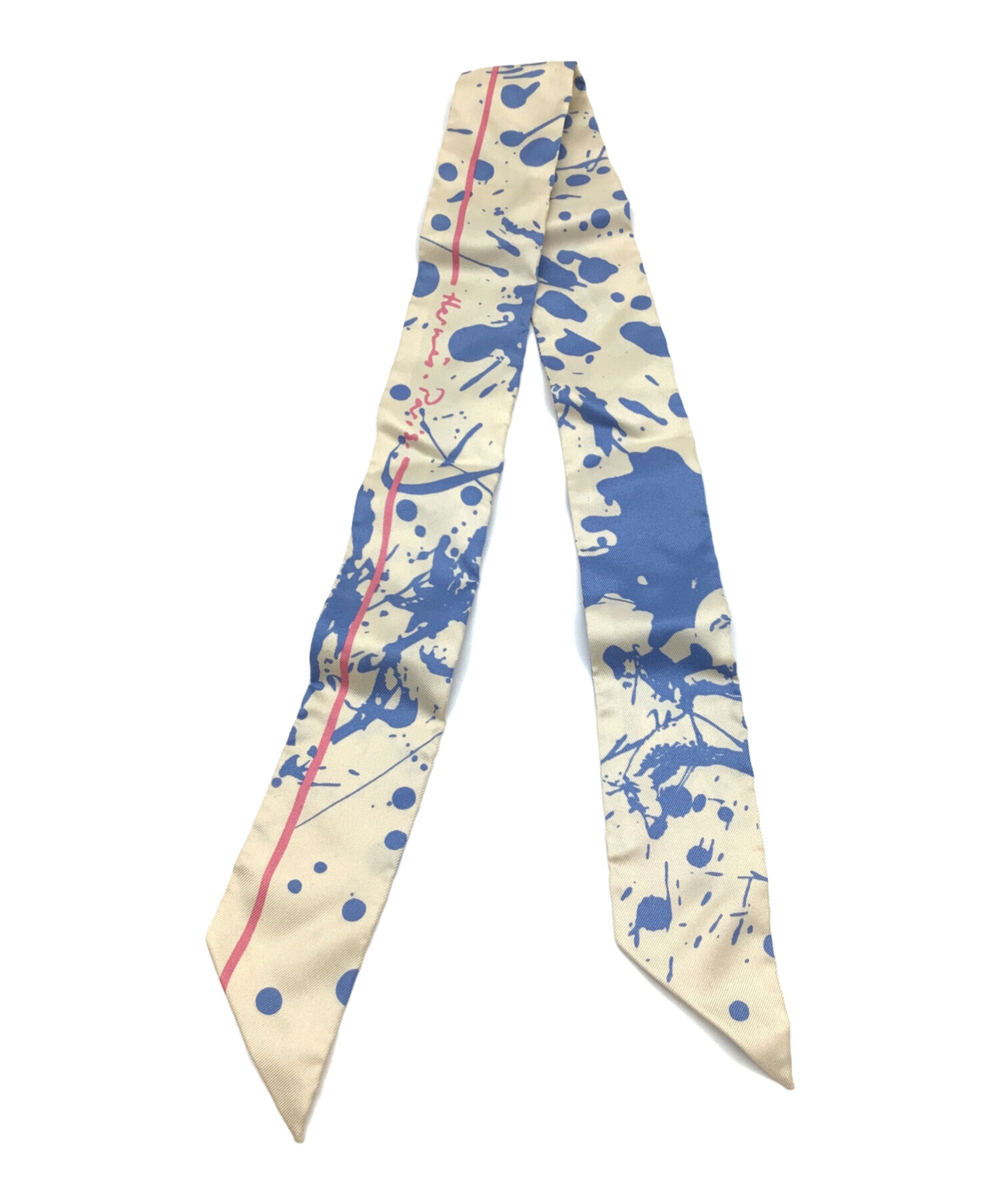 エルメス　ツイリー　HERMES スカーフ　中古 中古・古着通販】HERMES (エルメス) ツイリースカーフ アイボリー