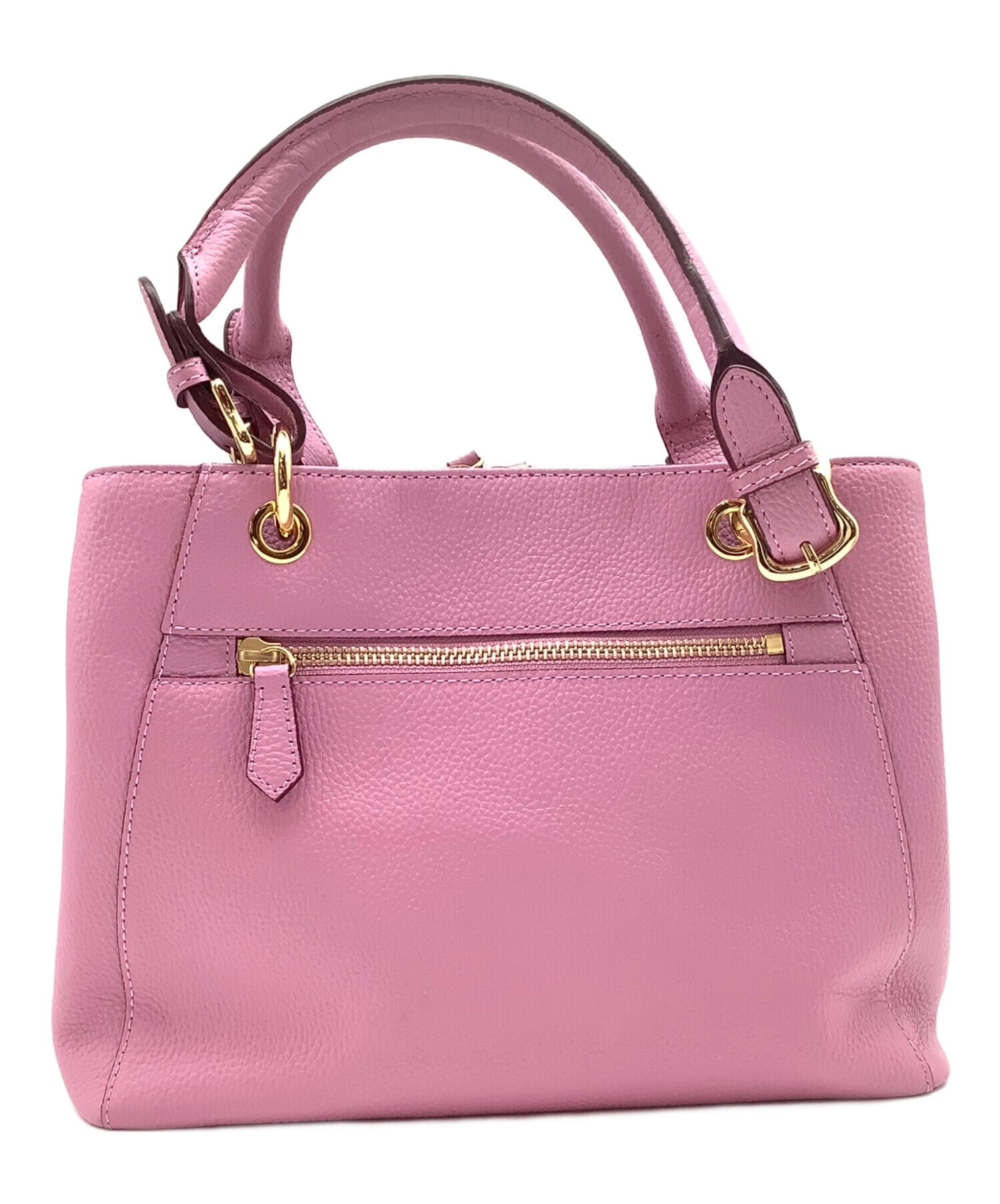 【BIGお買い物ラリー★30%OFFセール中】サマンサタバサ Samantha Thavasa ショルダーバッグロゴ メタリックピンク×パープル レディース 中古 中古・古着通販】Samantha Thavasa (サマンサタバサ) 2WAYバッグ