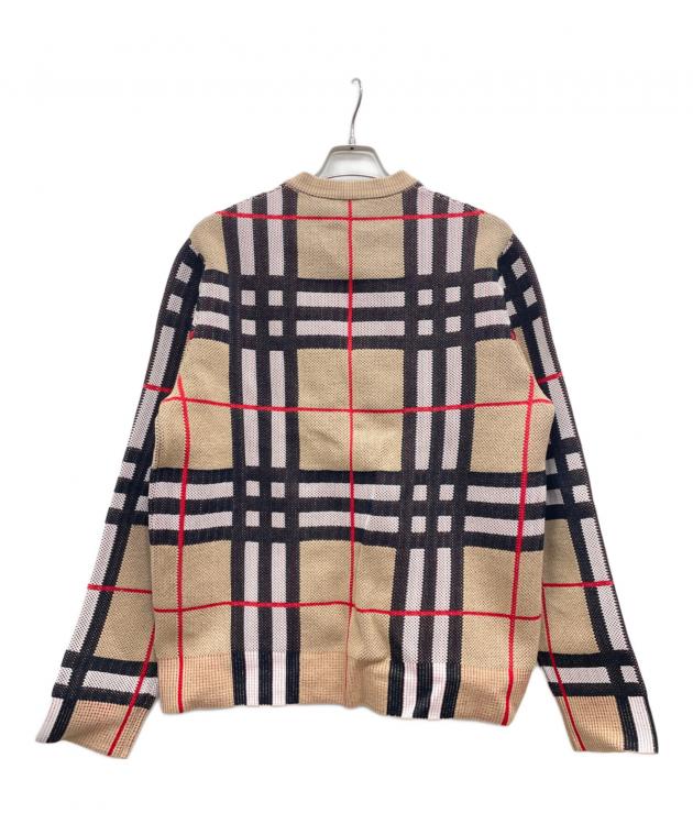 BURBERRY LONDON(バーバリーロンドン) ウール ニット ブルゾン ジャケット ジップ カーディガン メンズ import：M 【中古】【ブランド古着バズストア】 中古・古着通販】BURBERRY LONDON (バーバリーロンドン) Harriford