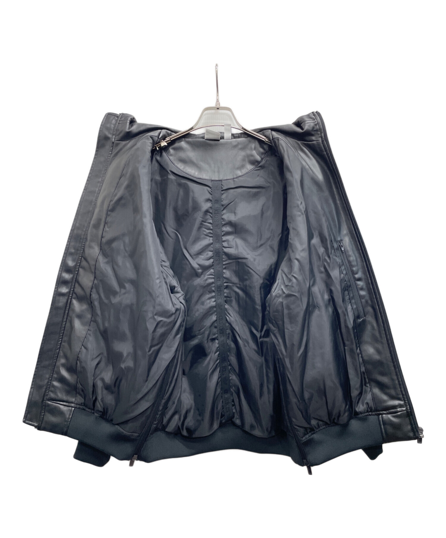 adidasフェイクレザー ジャケット M レディース adidas（アディダス）の「フェイクレザージャケット / アディダス