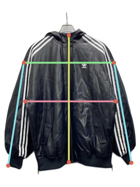 中古・古着通販】adidas (アディダス) フェイクレザージャケット