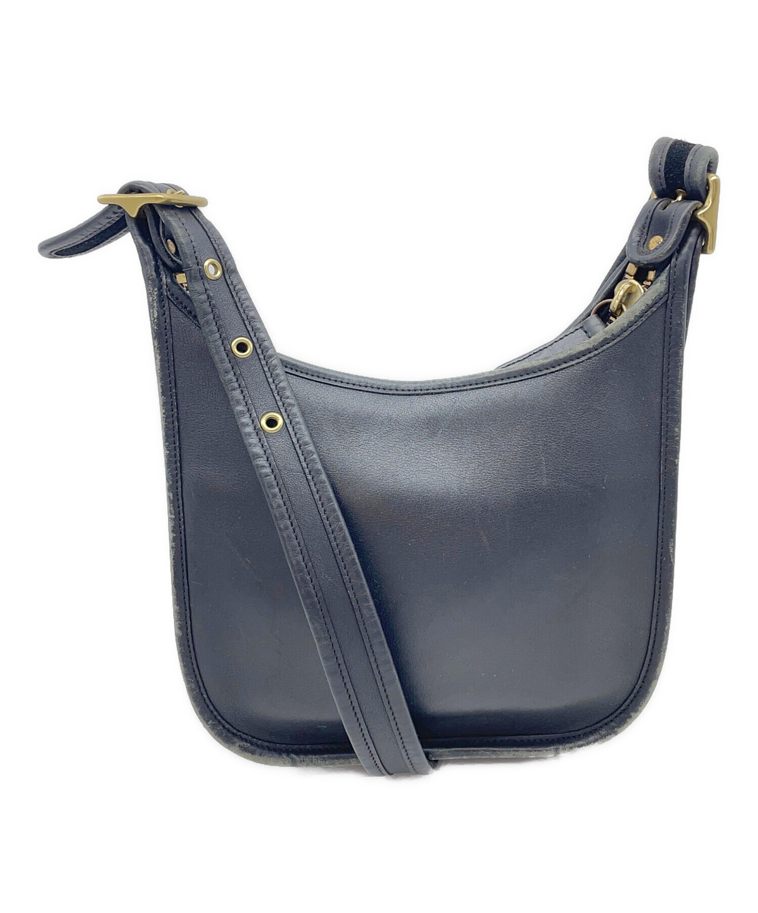 中古・古着通販】COACH (コーチ) ワンショルダーバッグ ブラック