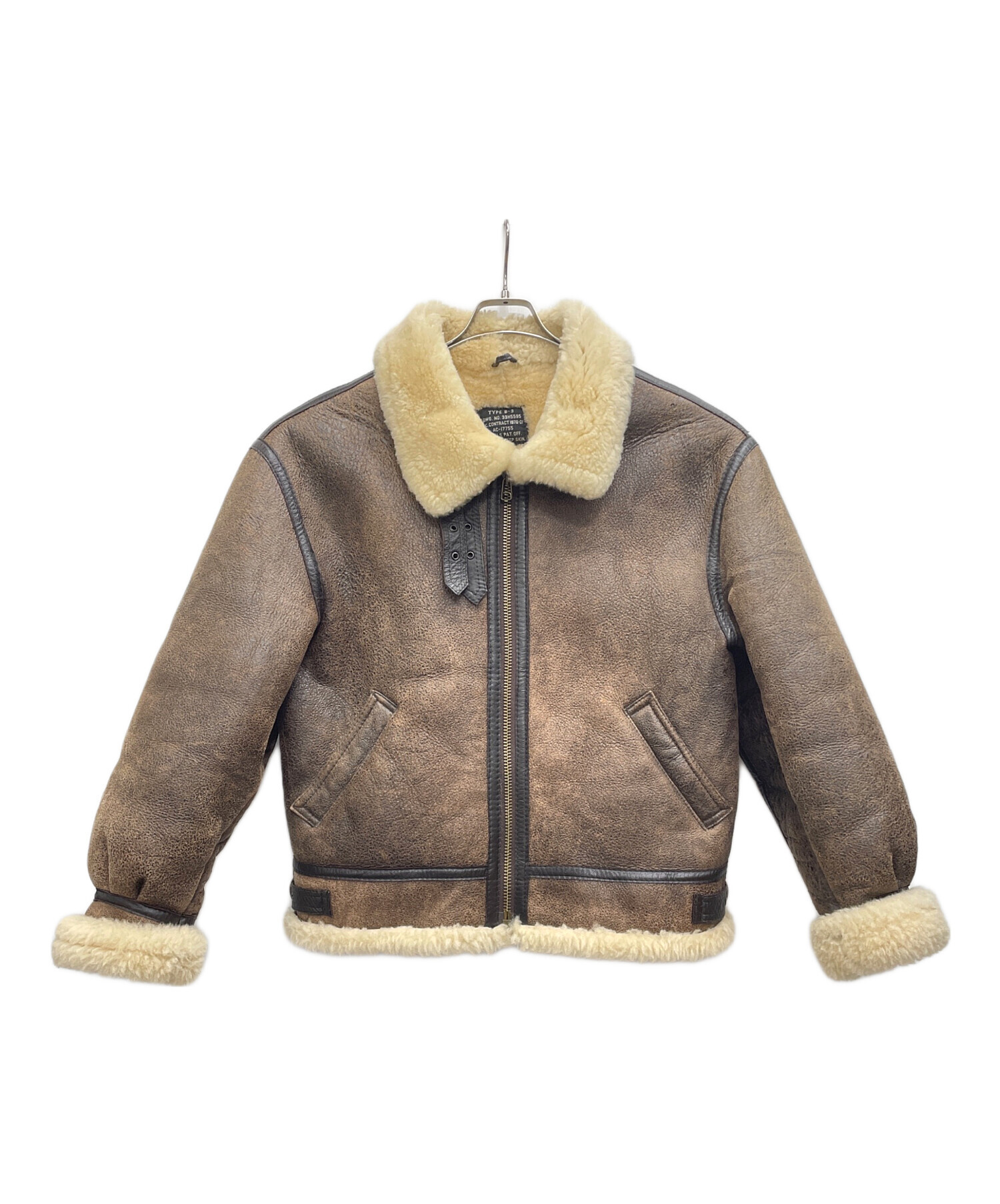 中古・古着通販】- (-) B-3フライトジャケット ブラウン サイズ:L