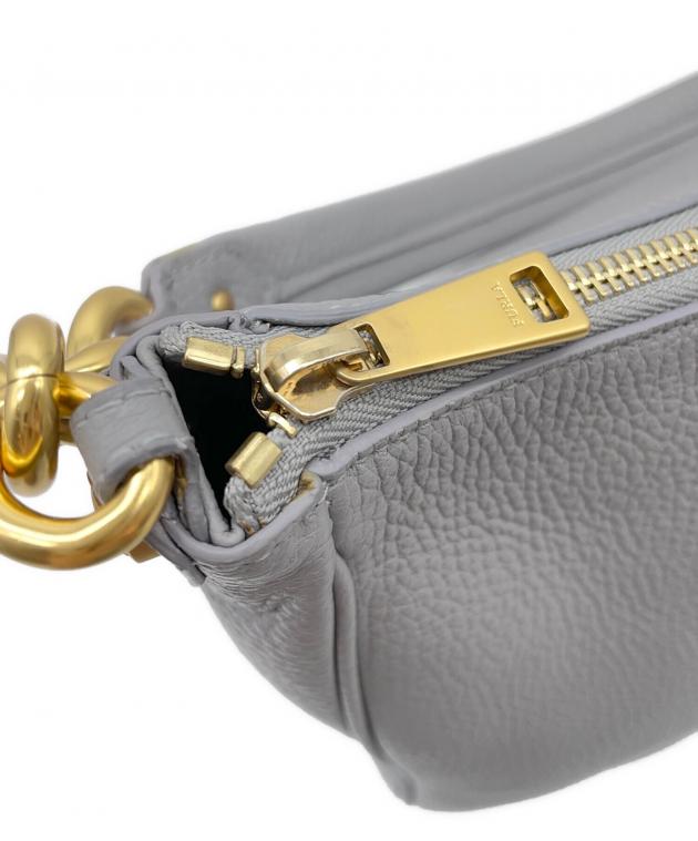 FULRA ショルダーバッグ コメタ S レザー ホーボー　グレー　フルラ 中古・古着通販】FURLA (フルラ) コメタ ホーボー ショルダーバッグ
