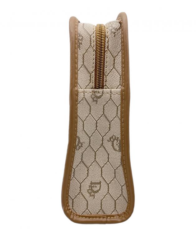 Christian Dior クラッチバッグ ベージュ/ブラック 中古・古着通販】Christian Dior (クリスチャン ディオール) クラッチ