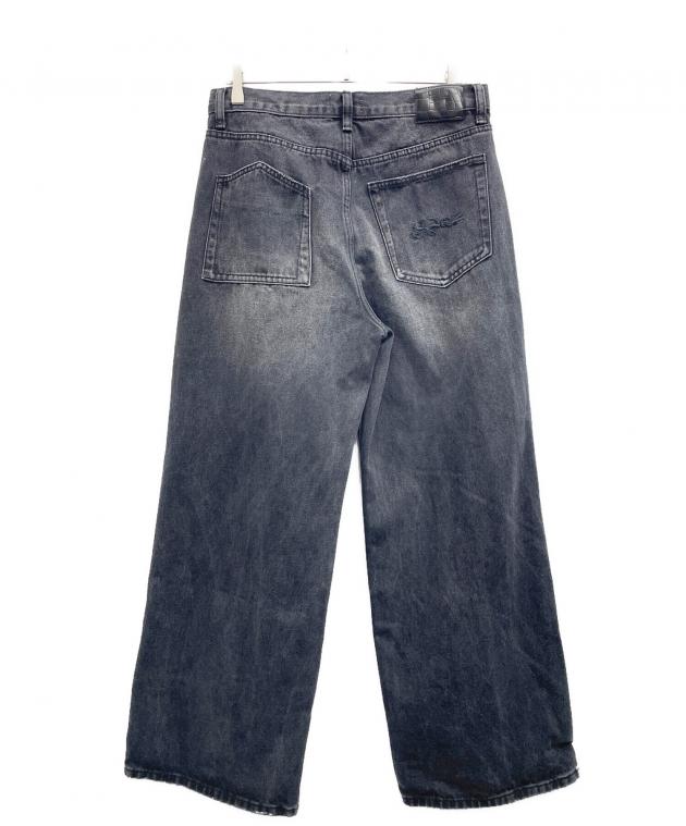 IDEASWAM OUROBOROS WASHED DENIM Lサイズ 中古・古着通販】ideaswam (イデアスワム) OUROBOROS WASHED DENIM