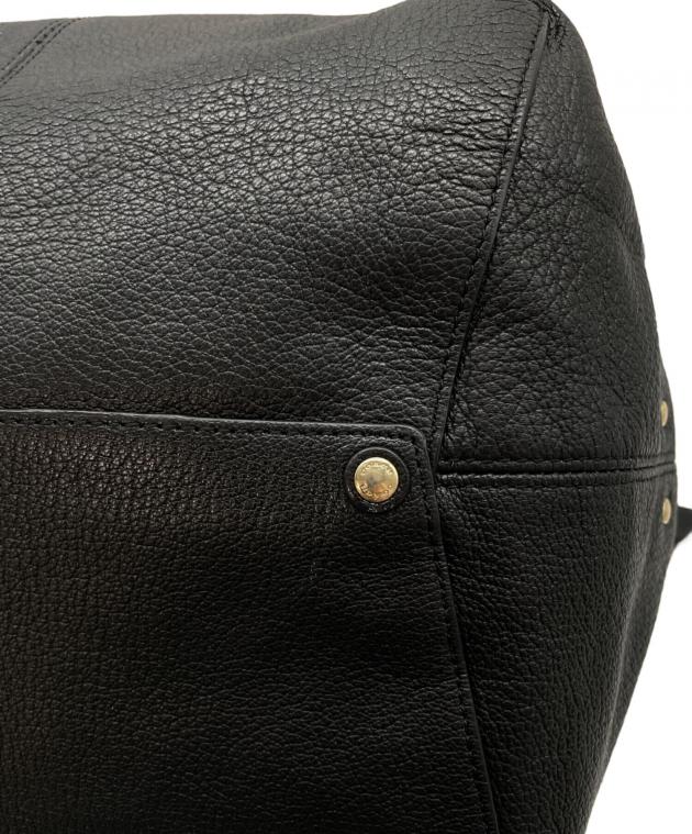 中古・古着通販】COACH (コーチ) 巾着ショルダーバッグ ブラック