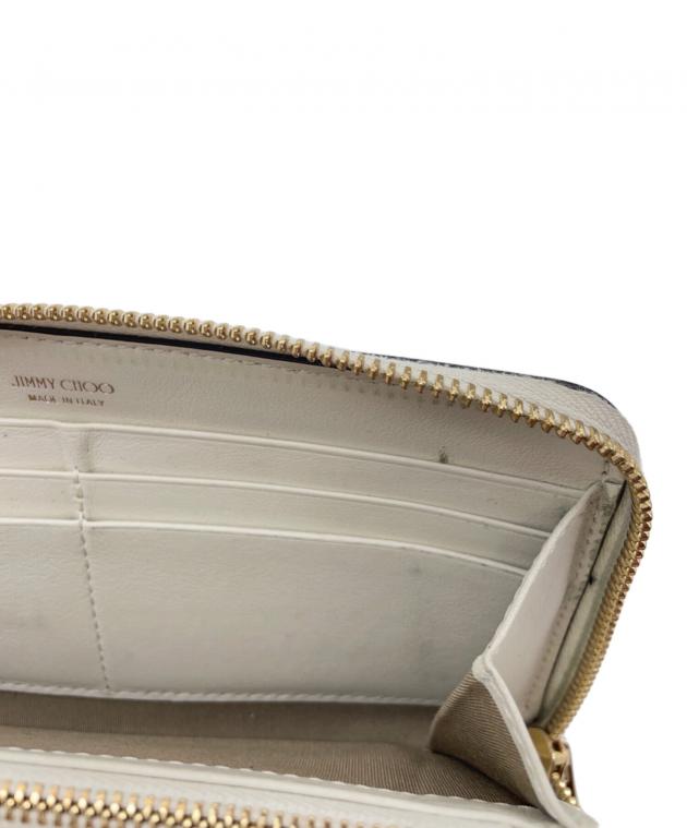 中古・古着通販】JIMMY CHOO (ジミーチュウ) 長財布 ホワイト