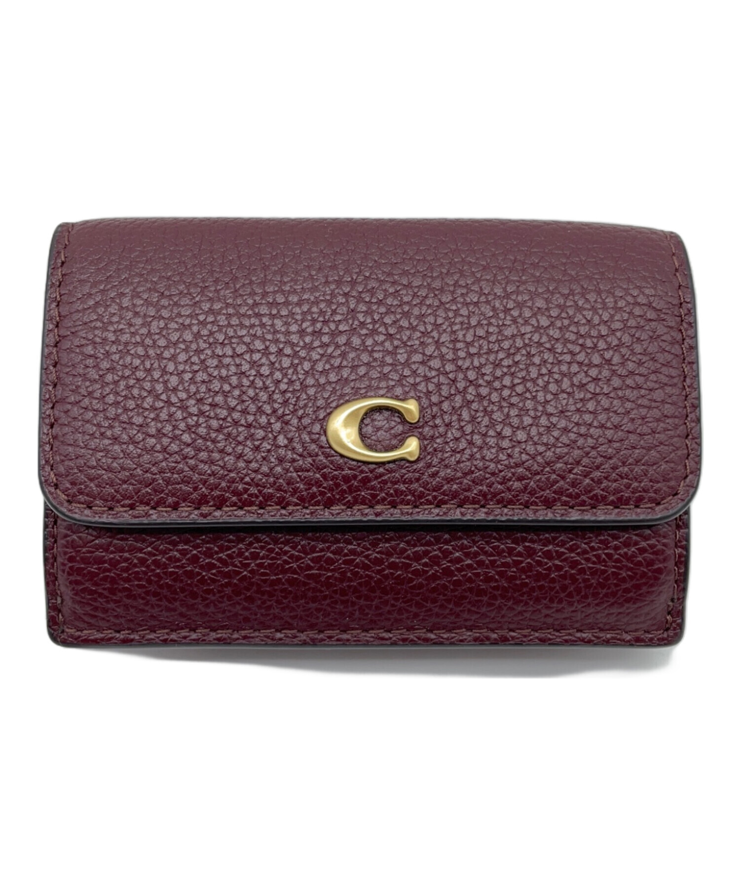 中古・古着通販】COACH (コーチ) Leather Essential Mini Trifold