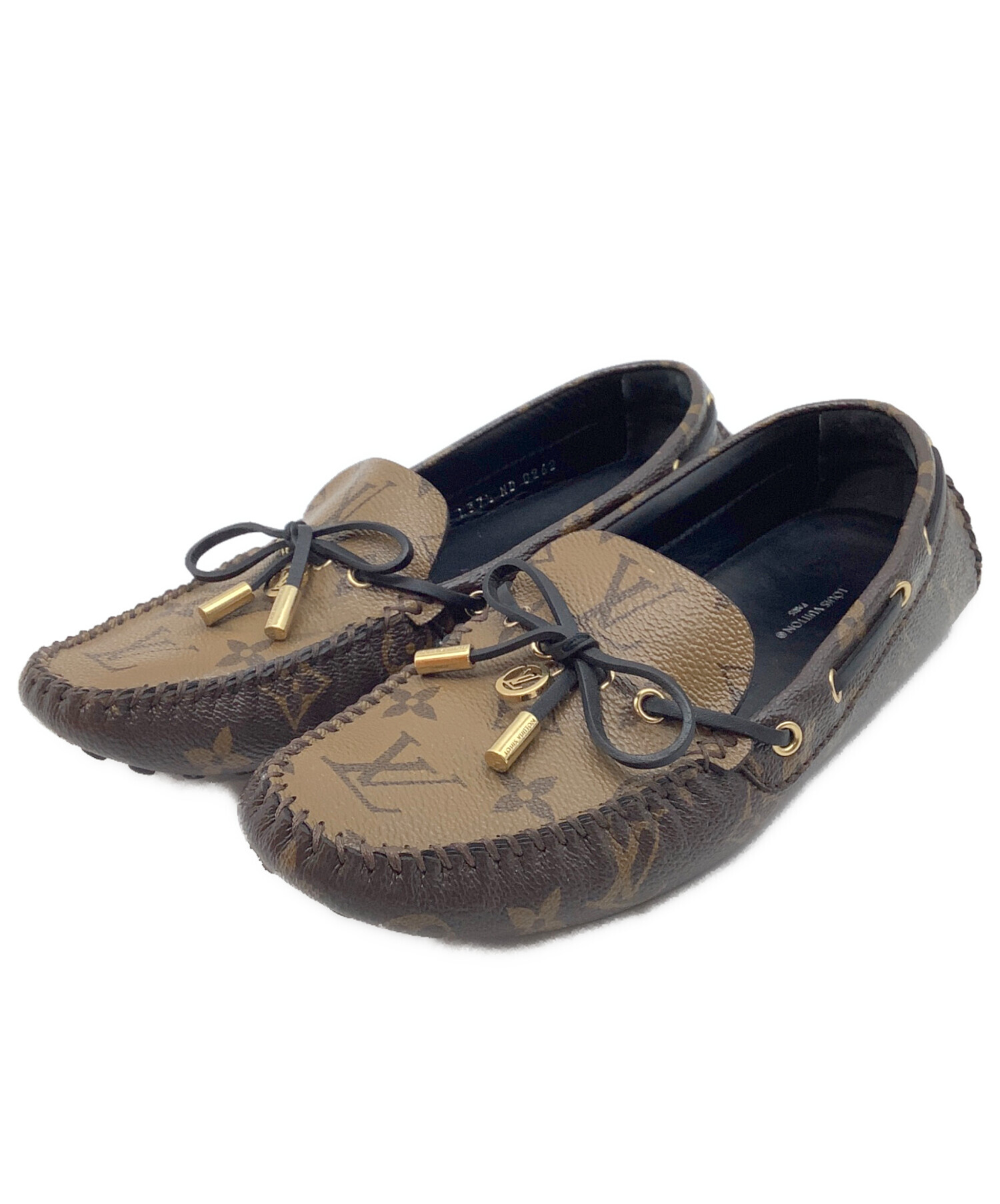 中古・古着通販】LOUIS VUITTON (ルイ ヴィトン) ローファー ブラウン 