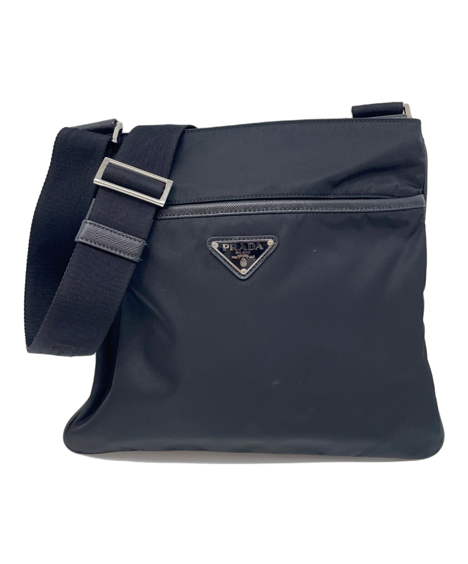 プラダ PRADA サフィアーノ ショルダーバッグ【中古】 中古・古着通販】PRADA (プラダ) サフィアーノレザー ショルダーバッグ