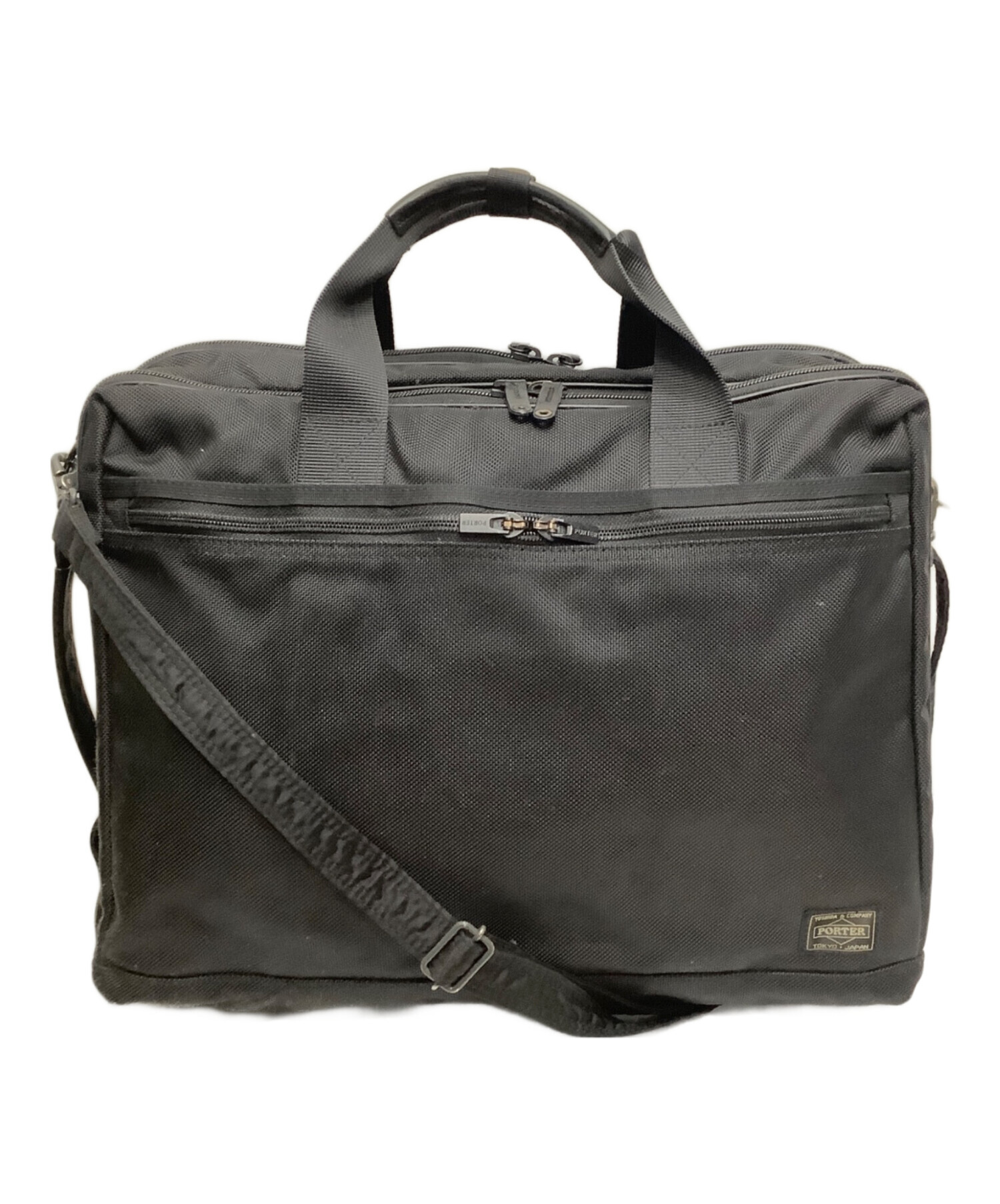 中古・古着通販】PORTER (ポーター) 3WAYバッグ ブラック｜ブランド 
