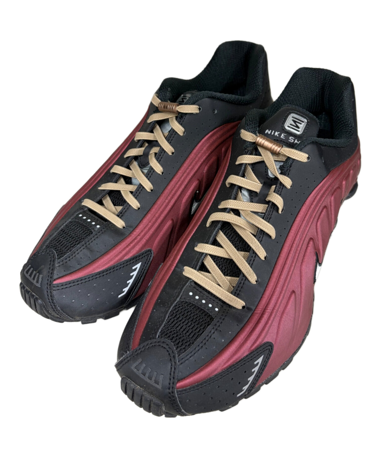 美品 Nike shox r4 27.5cm レッド 美品 NIKE Shox R4 Black/Orange 27.5