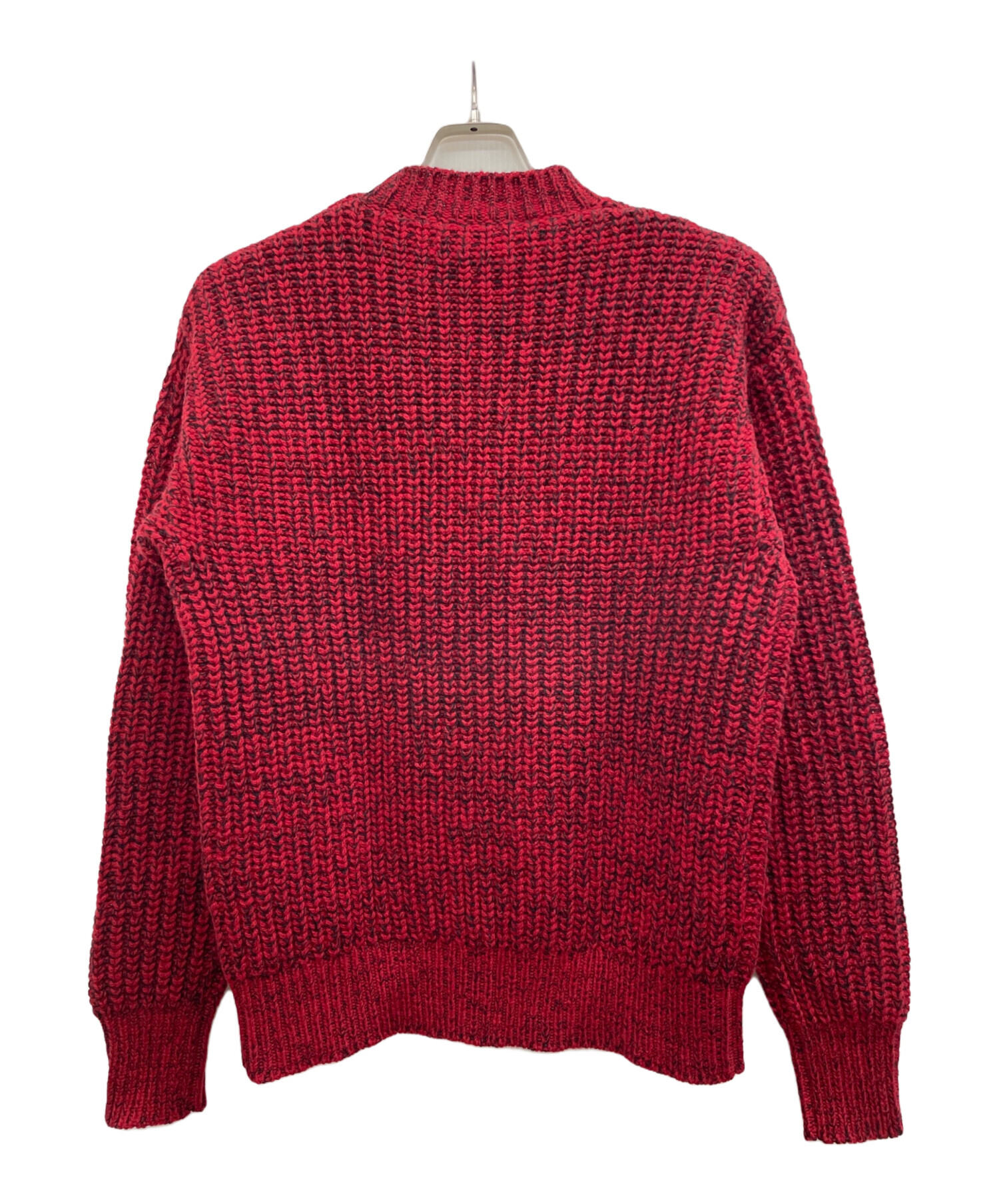 中古・古着通販】MARNI (マルニ) 厚手ニット ブラック×レッド サイズ