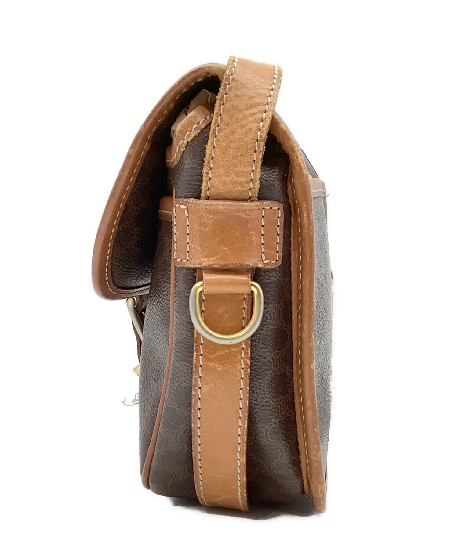 中古・古着通販】CELINE (セリーヌ) ショルダーバッグ ベージュ 中古・古着通販】CELINE (セリーヌ) ショルダーバッグ ベージュ