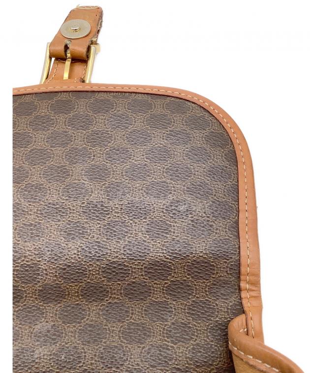 CELINE ショルダーバッグ ベージュ/ブラウン 中古・古着通販】CELINE (セリーヌ) ショルダーバッグ ベージュ
