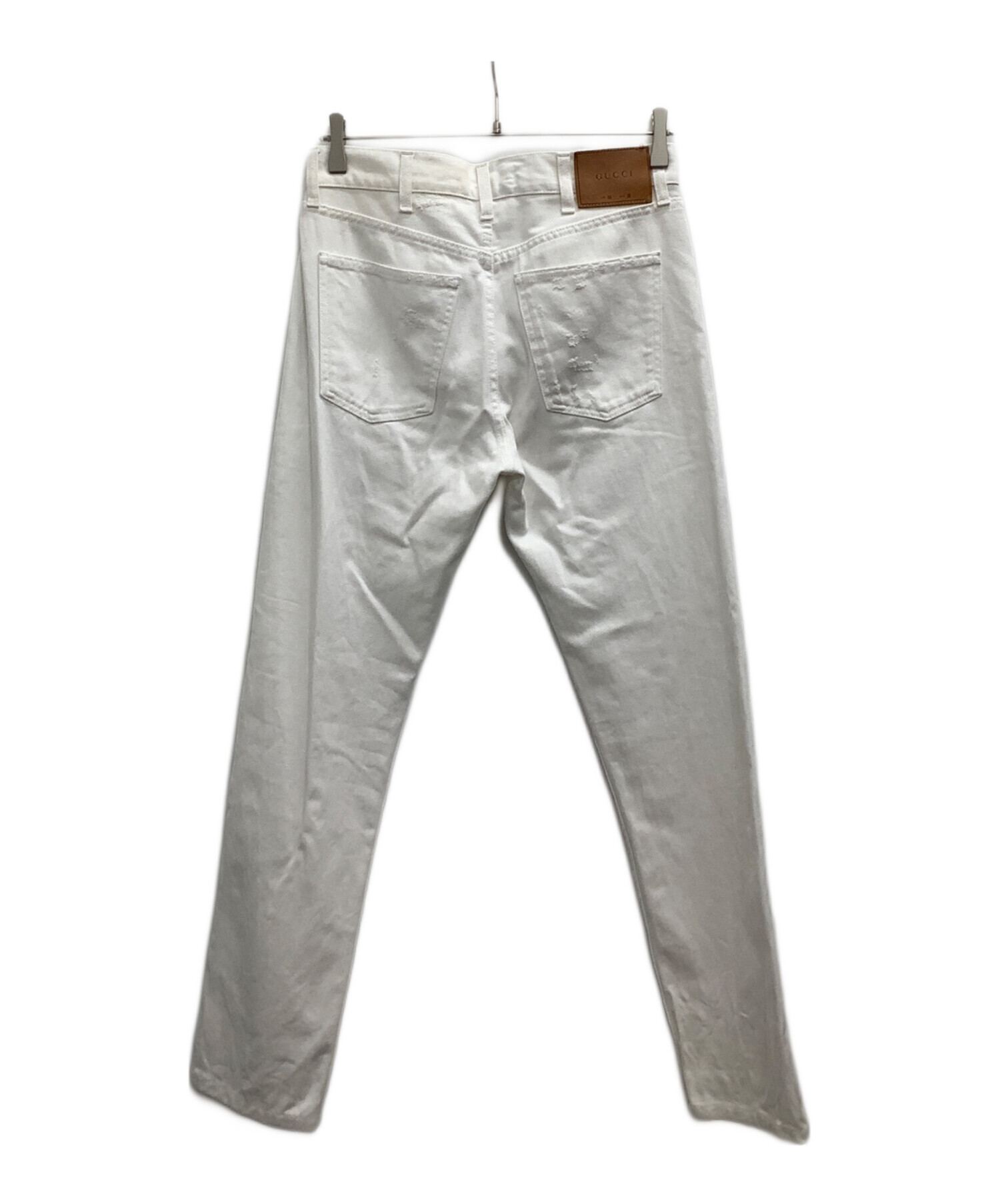 中古・古着通販】GUCCI (グッチ) ホワイトデニムパンツ ホワイト