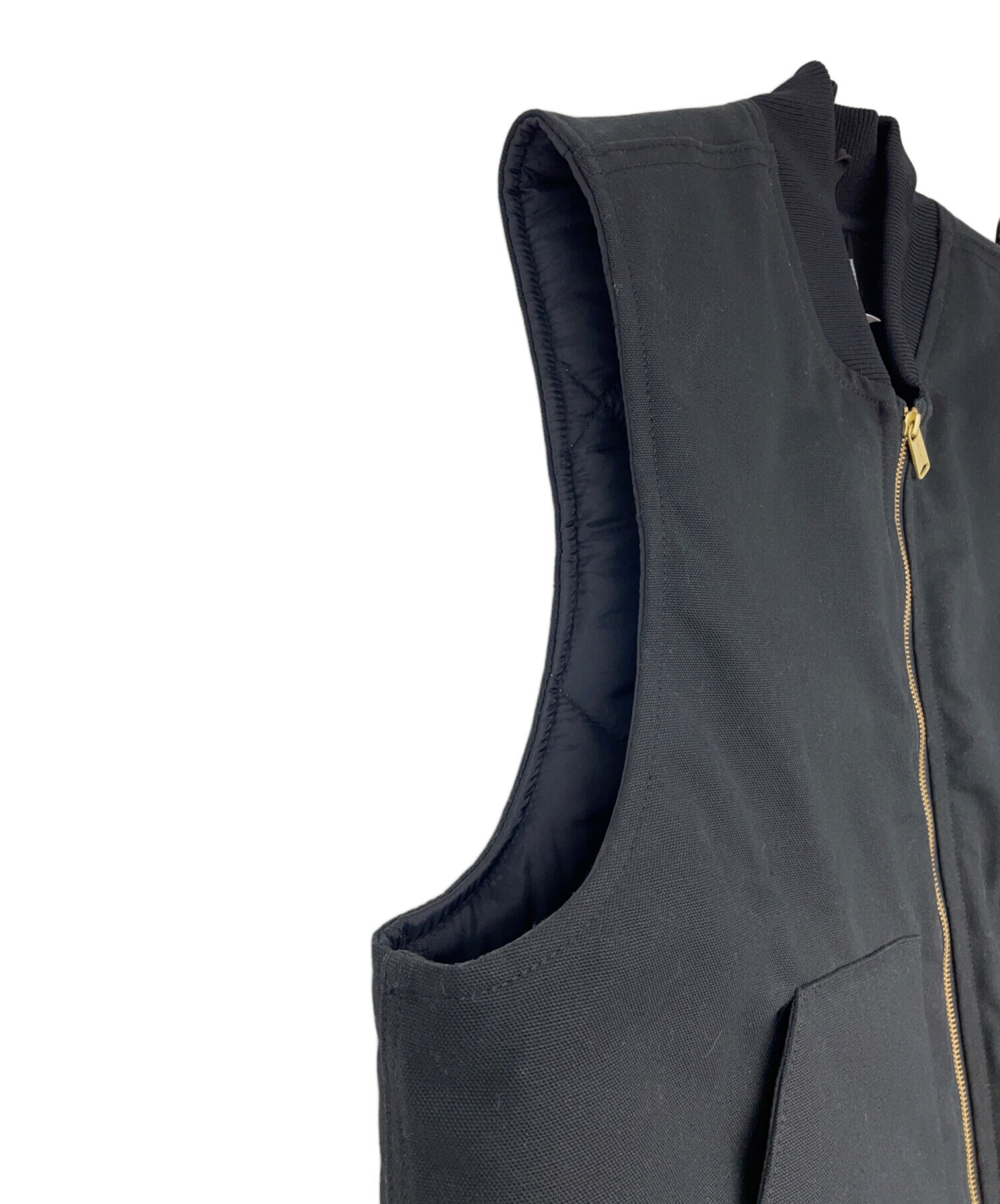 中古・古着通販】CarHartt (カーハート) ダックベスト ブラック サイズ
