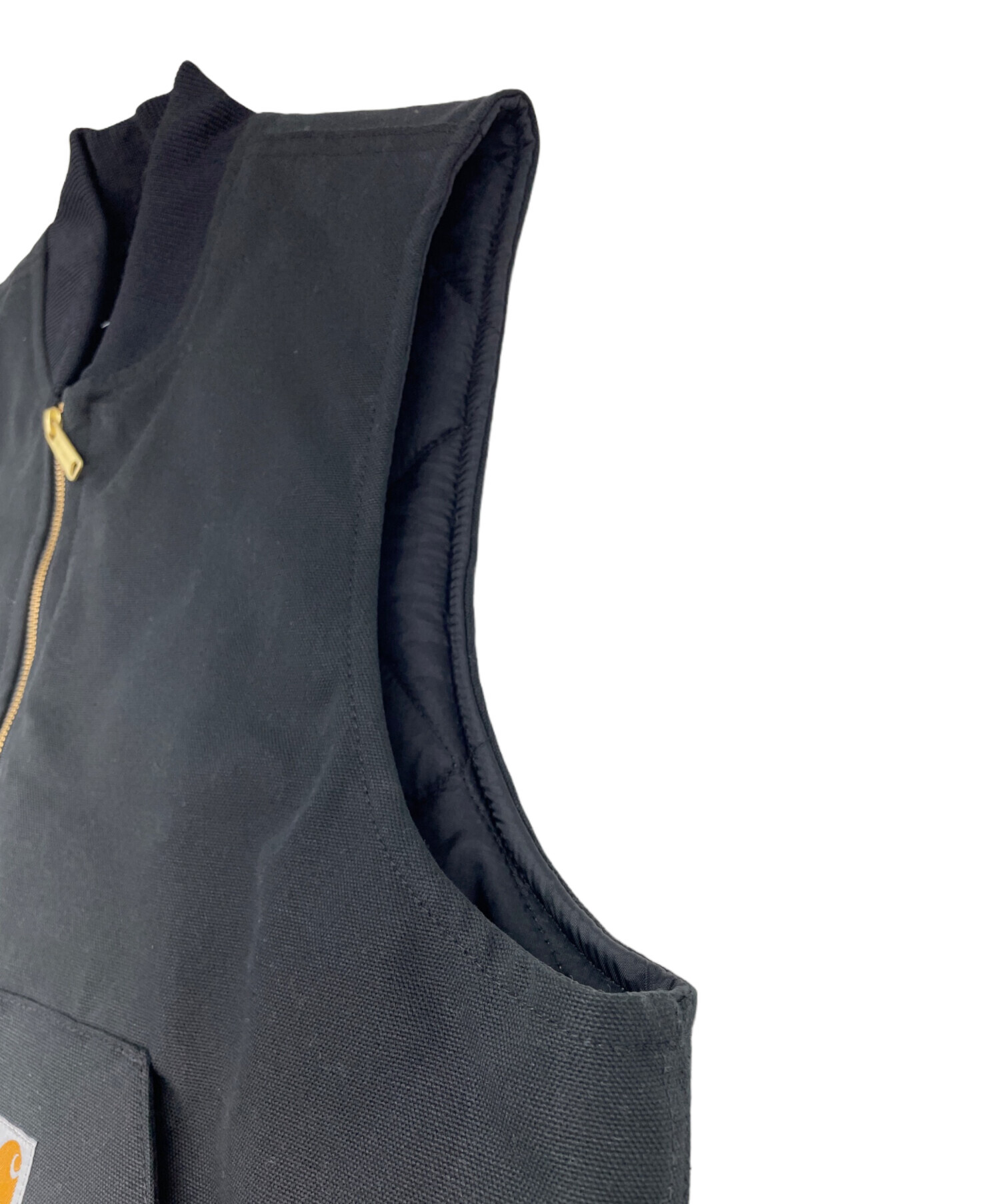 中古・古着通販】CarHartt (カーハート) ダックベスト ブラック サイズ