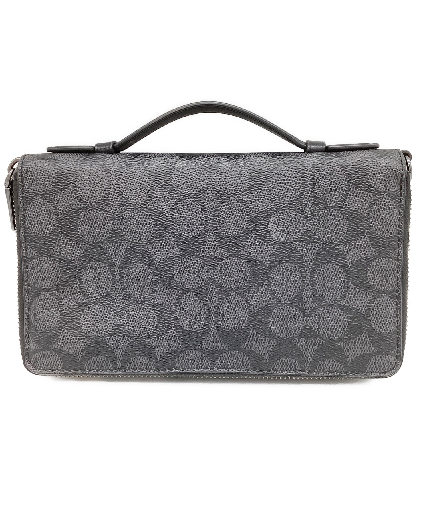 中古・古着通販】COACH (コーチ) ダブル ジップ トラベル