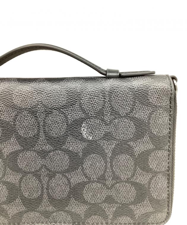 中古・古着通販】COACH (コーチ) ダブル ジップ トラベル