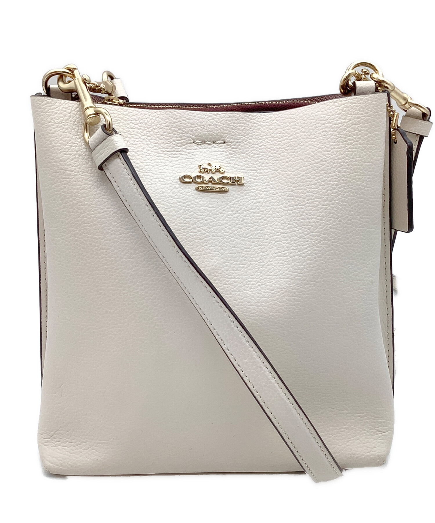 中古・古着通販】COACH (コーチ) 2WAYバッグ ベージュ｜ブランド・古着