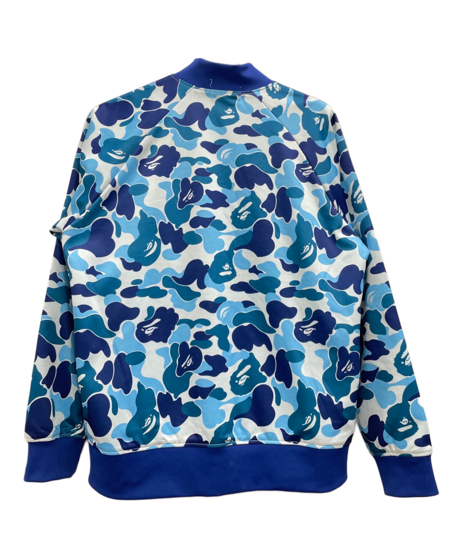 A BATHING APE ブルートラックジャケット Ｌ 中古・古着通販】A BATHING APE B (ア・ベイシング・エイプ) トラック