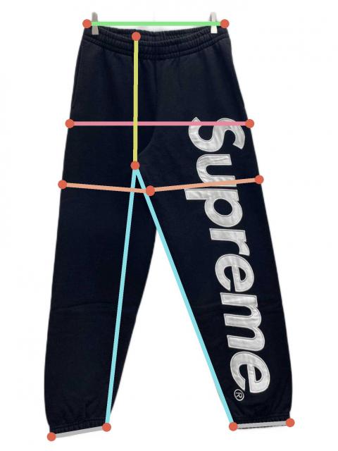 中古・古着通販】SUPREME (シュプリーム) スウェットパンツ ブラック