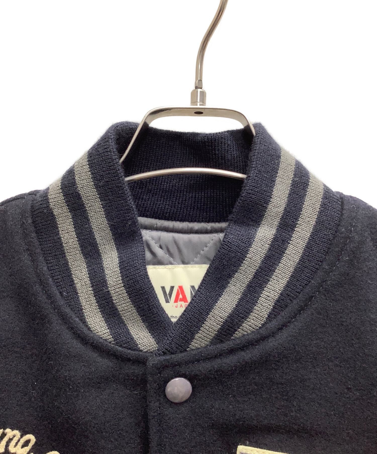 中古・古着通販】VAN JAC (ヴァン・ヂャケット) スタジャン ブラック