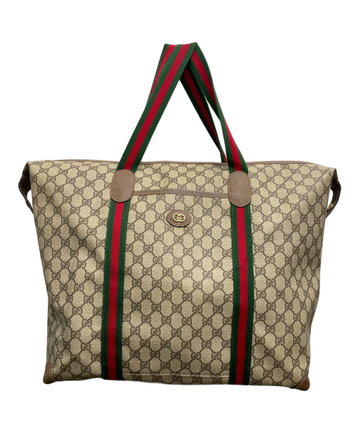 中古・古着通販】GUCCI (グッチ) ボストンバッグ ベージュ｜ブランド