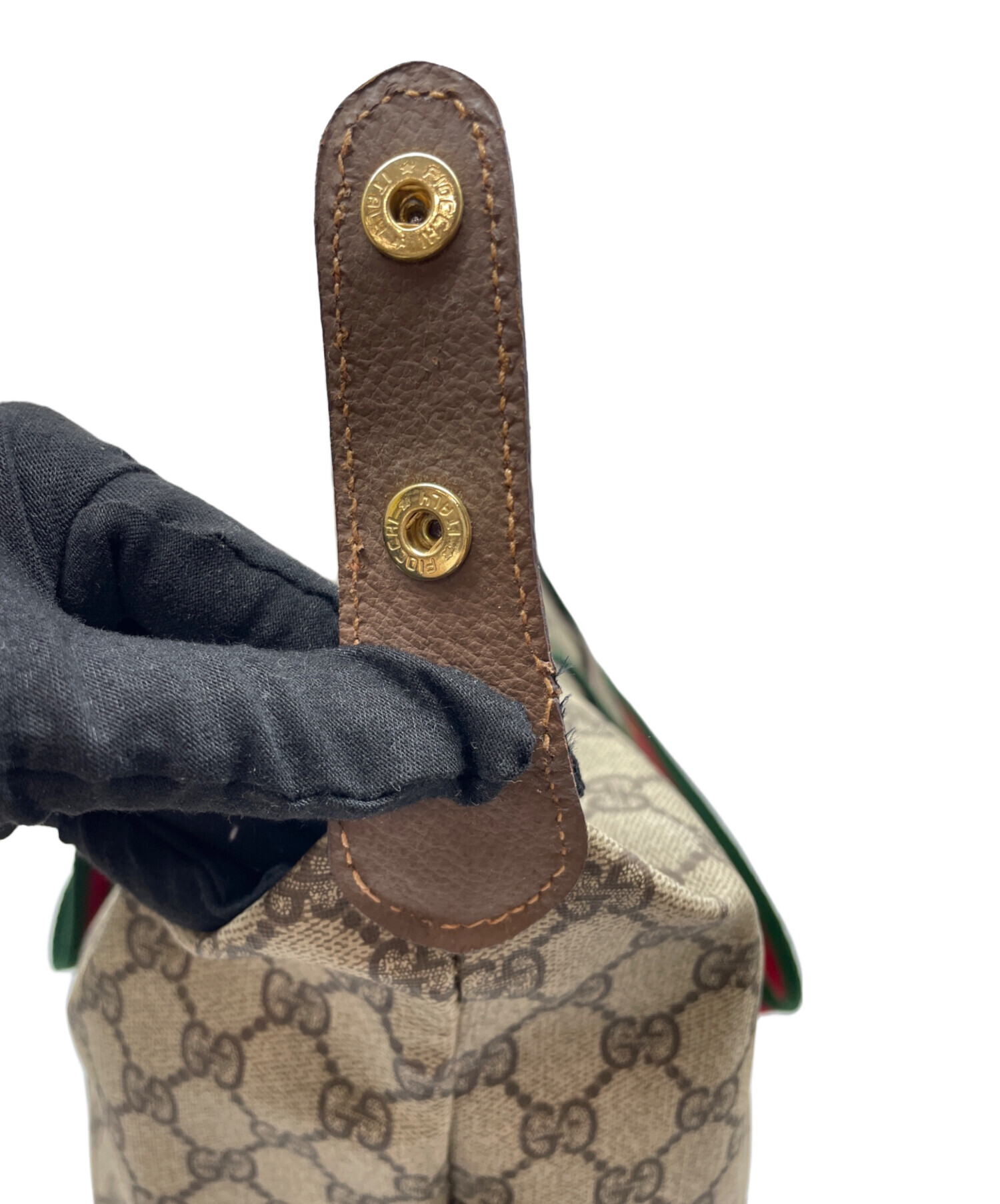 Gucci ボストンバッグ ベージュ/ブラウン 中型 中古・古着通販】GUCCI (グッチ) ボストンバッグ ベージュ｜ブランド