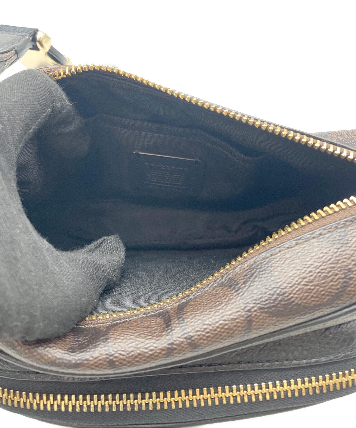 中古・古着通販】COACH (コーチ) ショルダーバッグ ブラウン｜ブランド