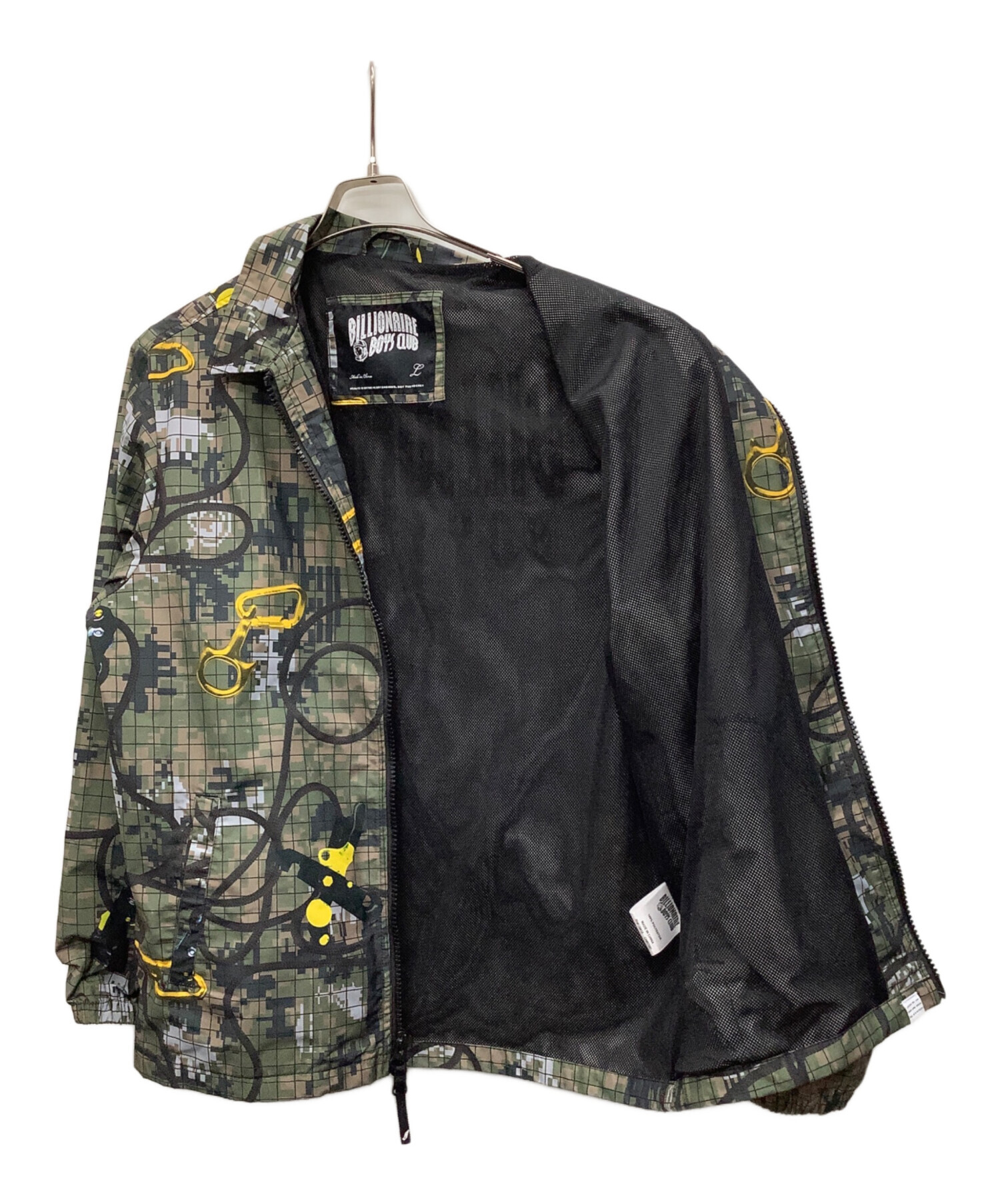 ビリオネアボーイズクラブ カモフラ柄 MA-1ジャケット 億万長者少年倶楽部 S BILLIONAIRE BOYS CLUB [ビリオネアボーイズクラブ ] Reversible Nylon