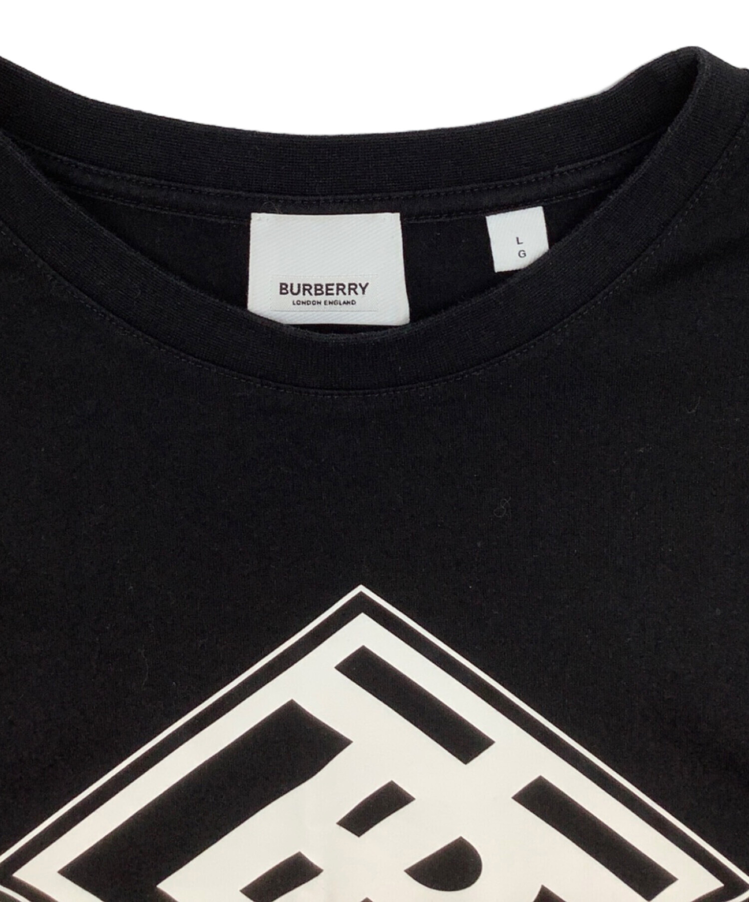 中古・古着通販】BURBERRY (バーバリー) 半袖カットソー ブラック 