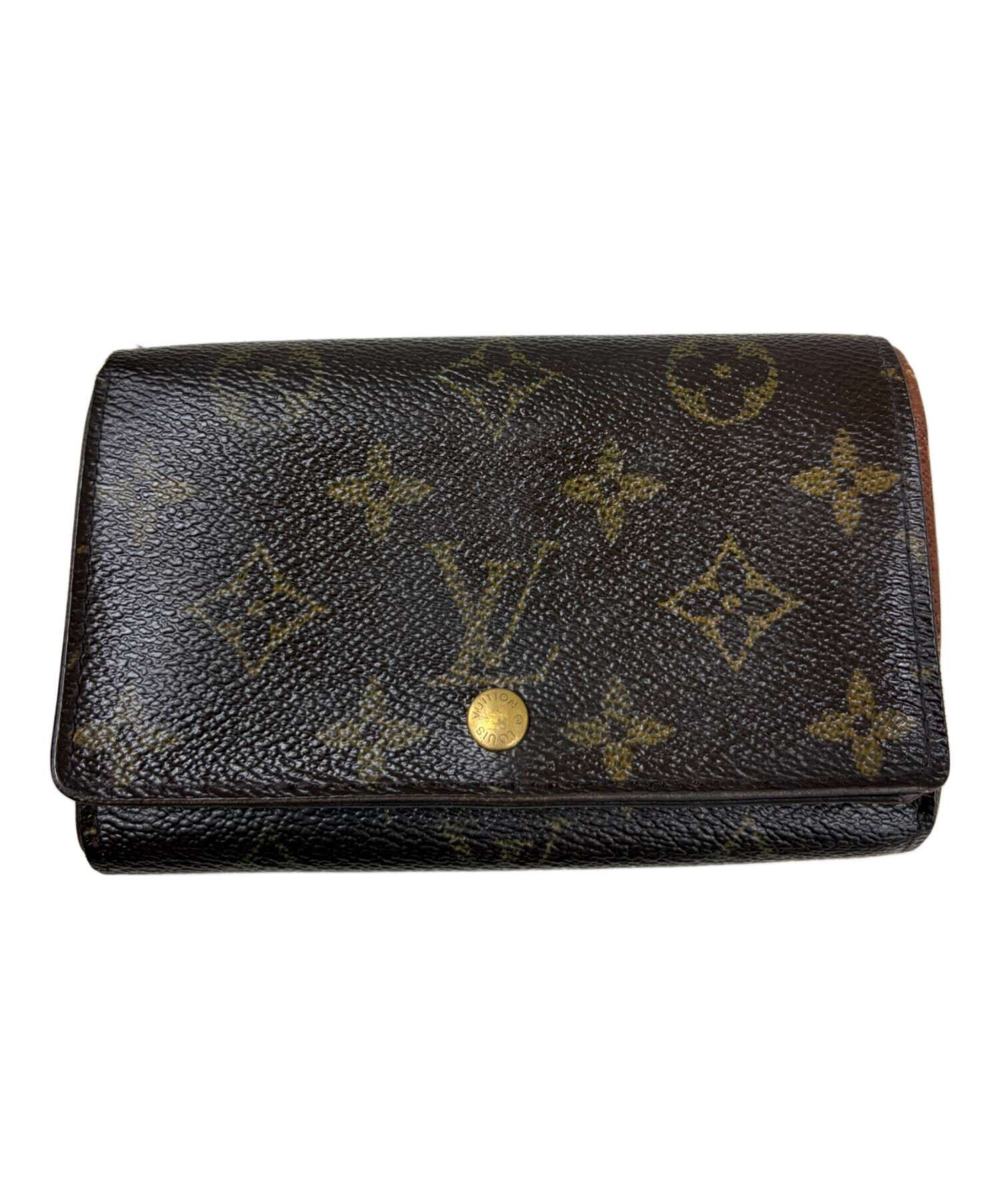 ルイヴィトン ポルトモネ ビエ トレゾール 二つ折り財布 折り財布 Y80310 中古・古着通販】LOUIS VUITTON (ルイ ヴィトン) 2つ折り財布