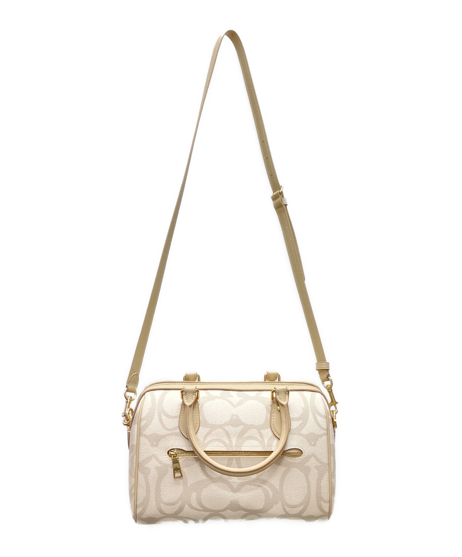 中古・古着通販】COACH (コーチ) 2WAYバッグ ベージュ｜ブランド・古着