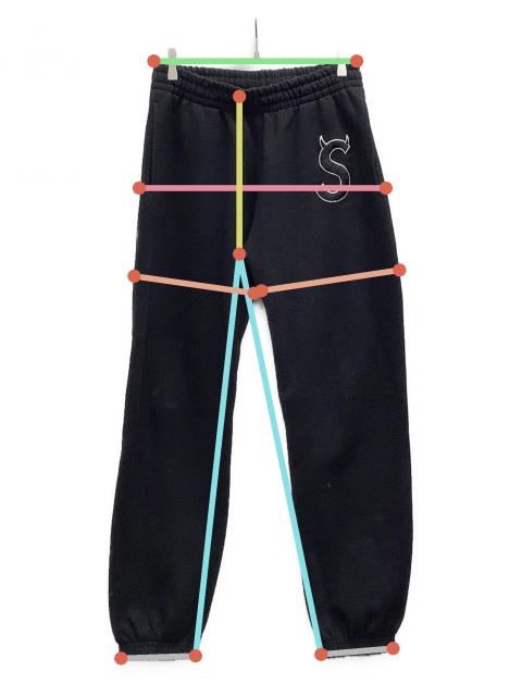 中古・古着通販】SUPREME (シュプリーム) スウェットパンツ ブラック