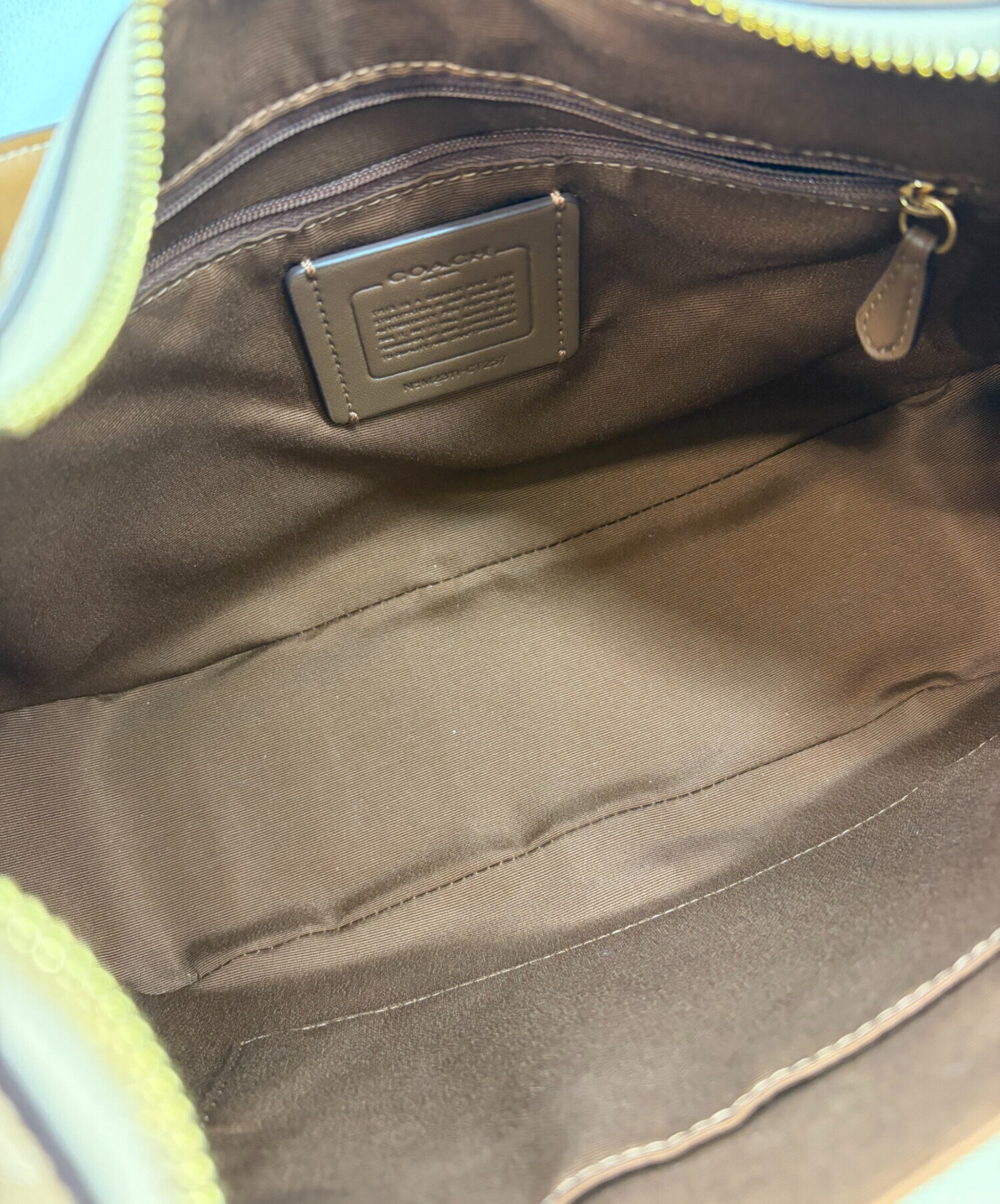 中古・古着通販】COACH (コーチ) ショルダーバッグ シグネチャー テリ