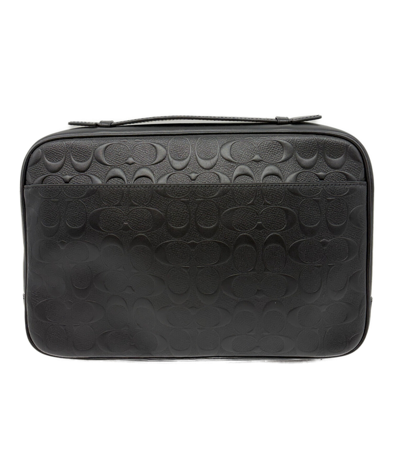 中古・古着通販】COACH (コーチ) クラッチバッグ シグネチャー