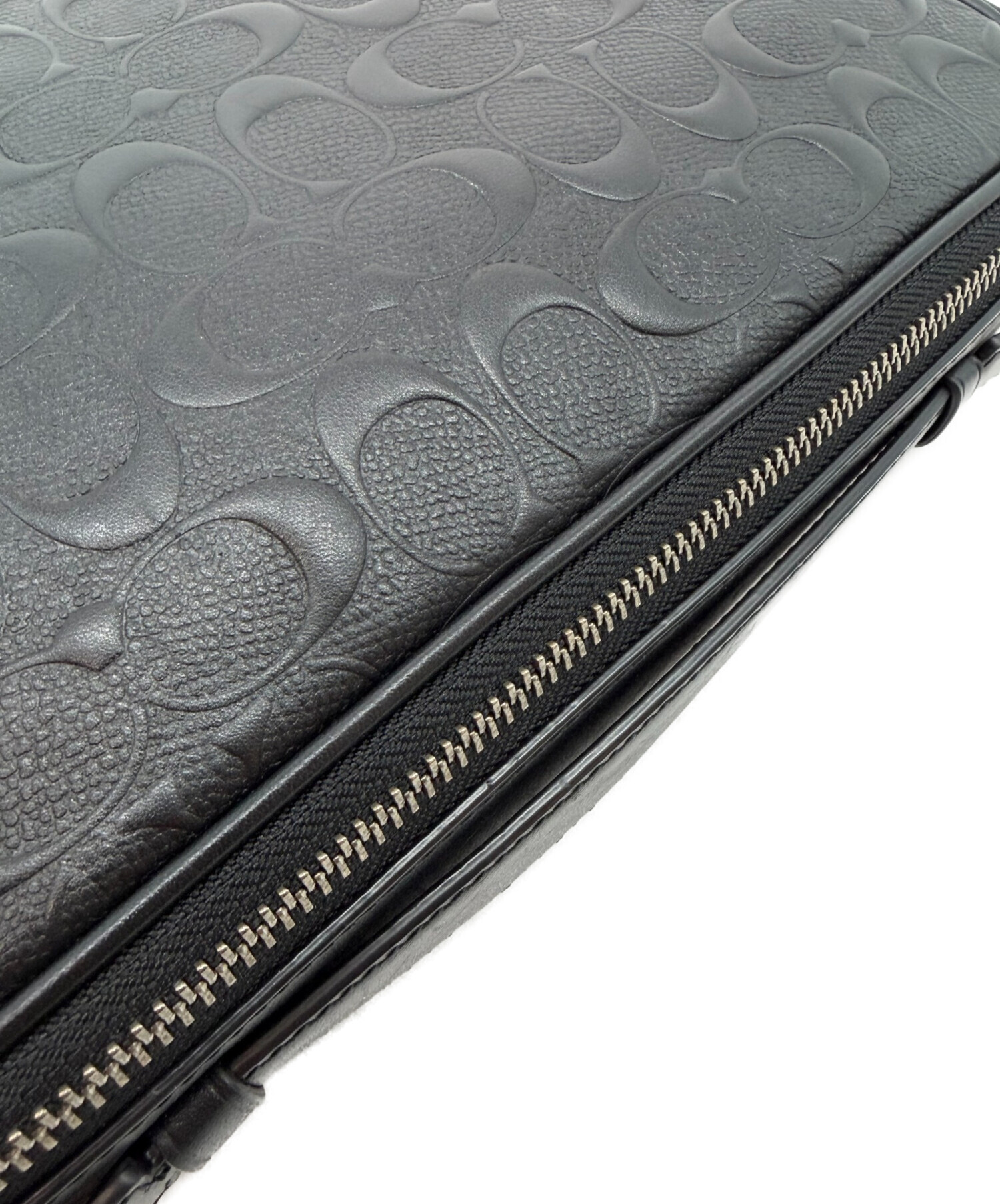 中古・古着通販】COACH (コーチ) クラッチバッグ シグネチャー