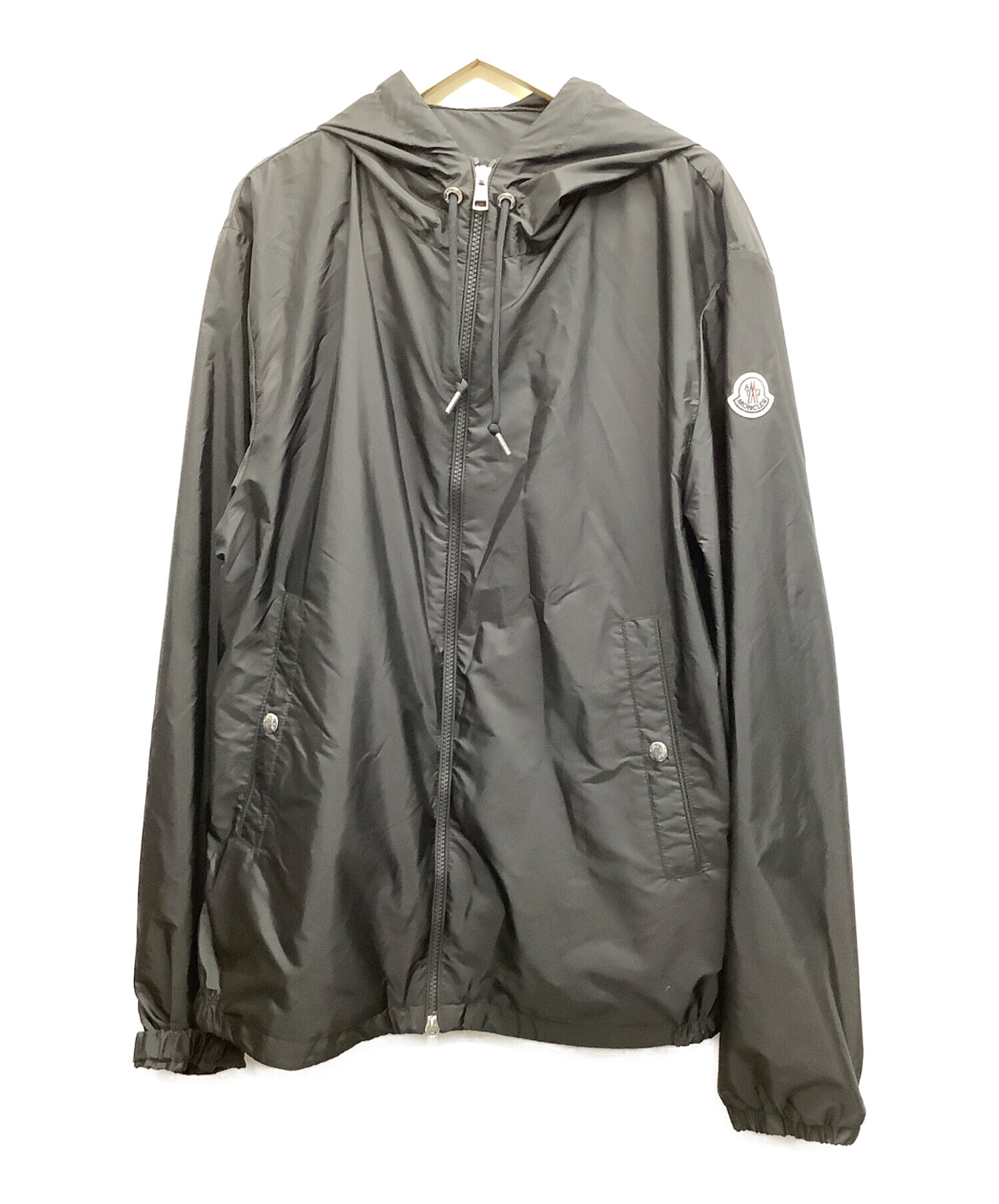 中古・古着通販】MONCLER (モンクレール) ナイロンジャケット ブラック