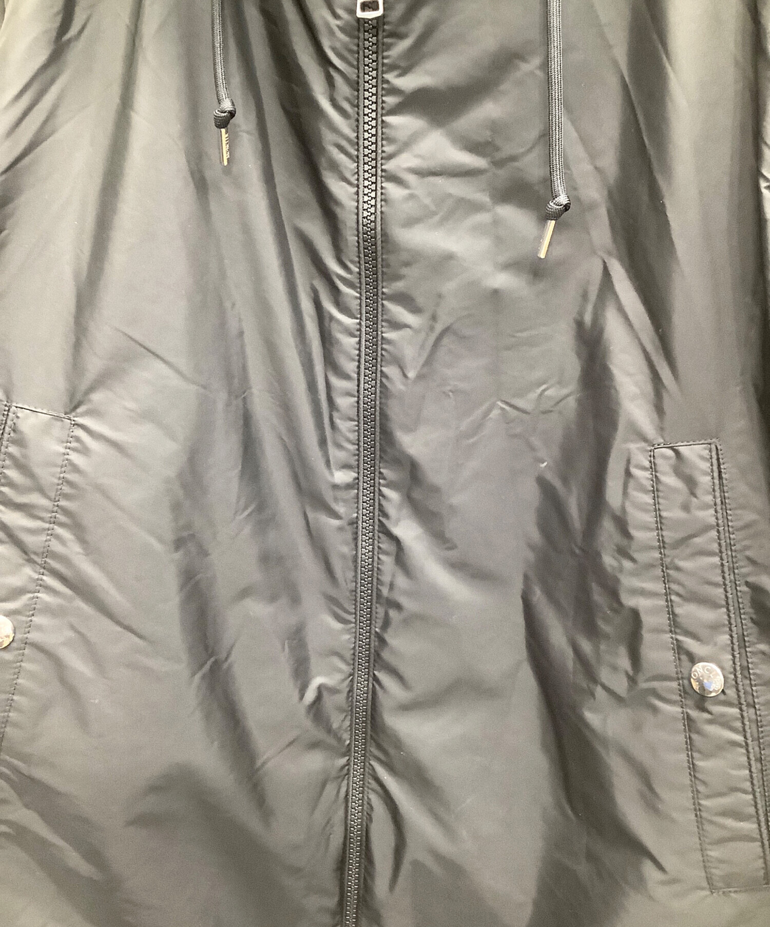 中古・古着通販】MONCLER (モンクレール) ナイロンジャケット ブラック