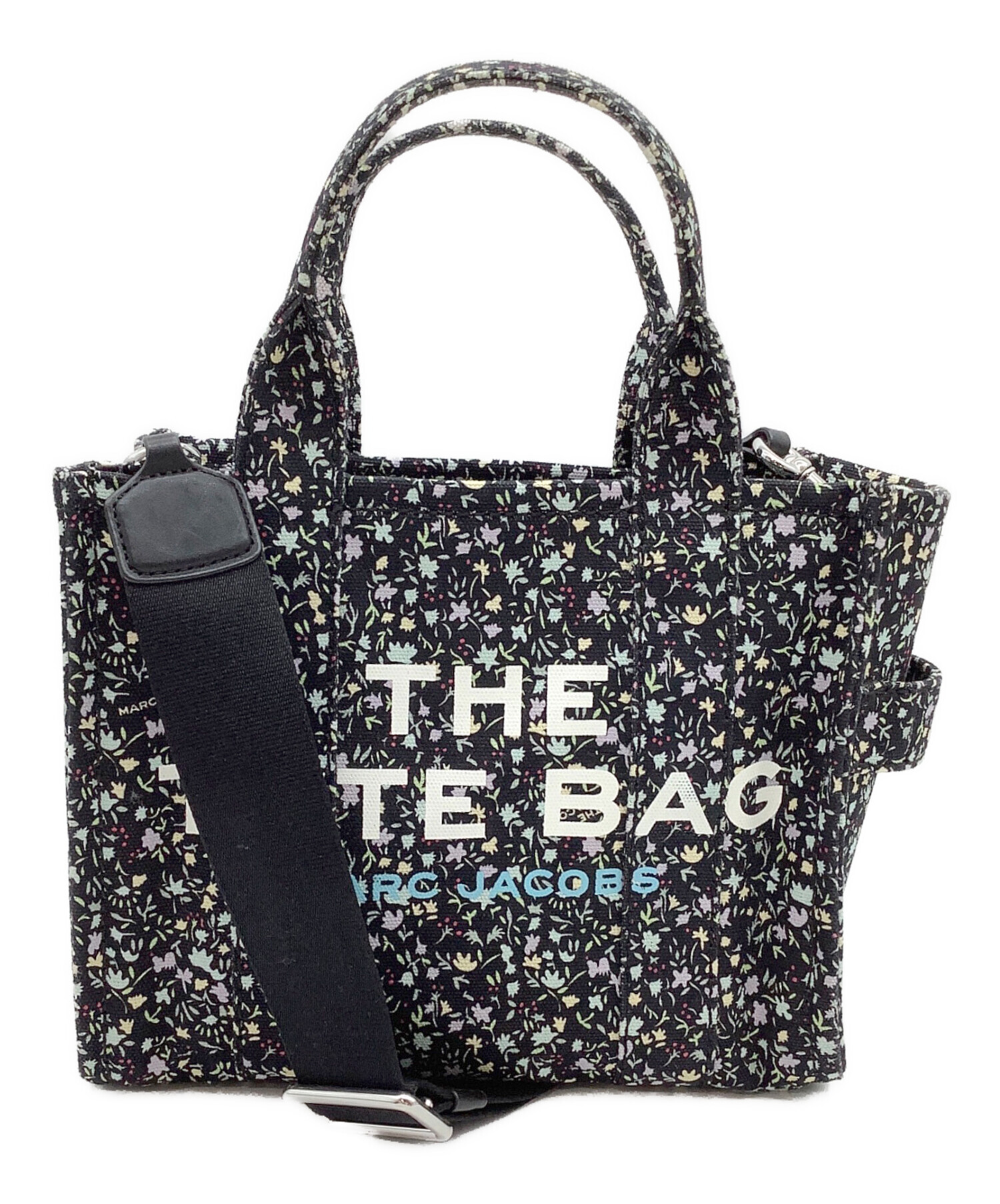 未使用品　MARC JACOBS 黒と白のハンドバッグ　2way 中古・古着通販】MARC JACOBS (マークジェイコブス) 2WAYバッグ