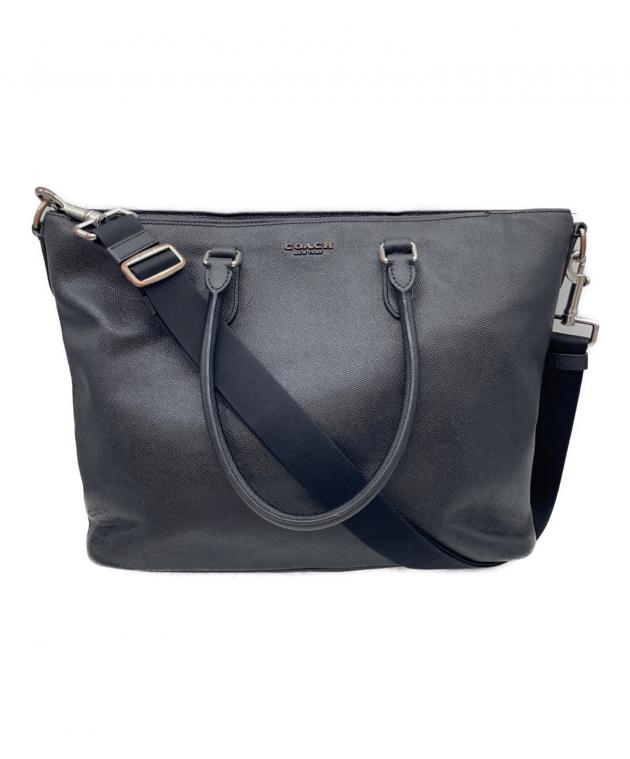 【ほぼ未使用】COACH コーチ 2way　バッグ 中古・古着通販】COACH (コーチ) 2WAYバッグ ブラック｜ブランド・古着