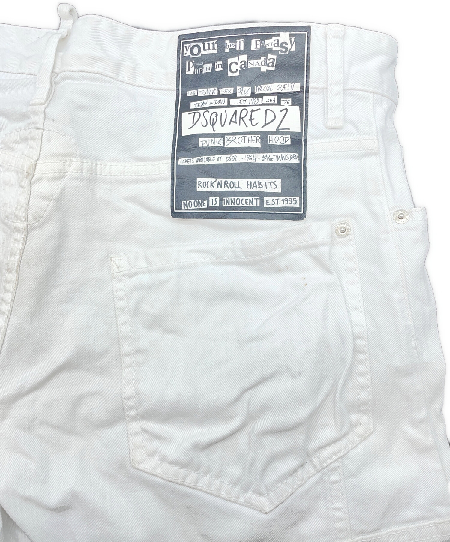 DSQUARED2 デニム ホワイト レディース 中古・古着通販】DSQUARED2 