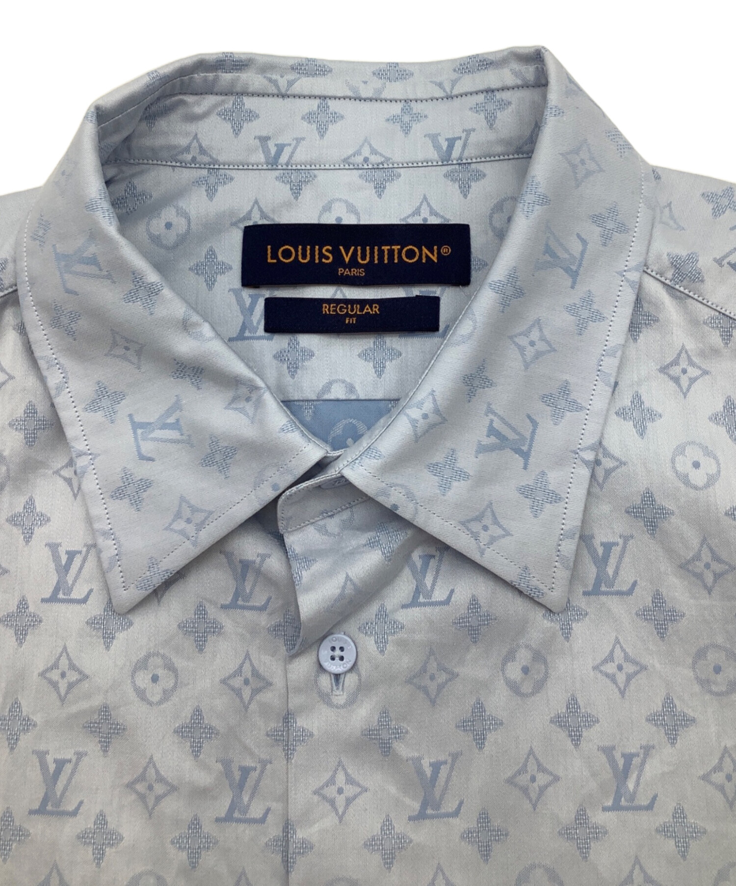 Louis Vuitton ダイス柄 シルク 半袖シャツ 中古・古着通販】LOUIS VUITTON (ルイ ヴィトン) 半袖シャツ