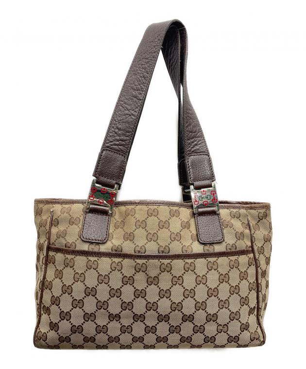 中古・古着通販】GUCCI (グッチ) トートバッグ ベージュ｜ブランド