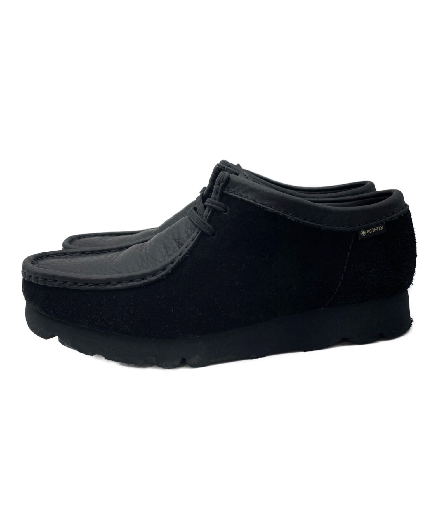 中古・古着通販】CLARKS (クラークス) ワラビーシューズ ブラック 