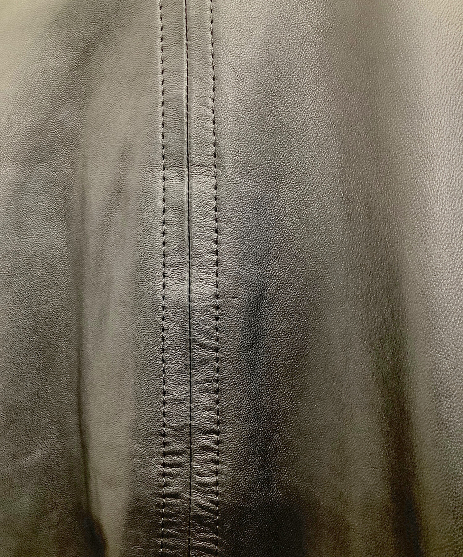 中古・古着通販】DIESEL (ディーゼル) レザージャケット ブラック