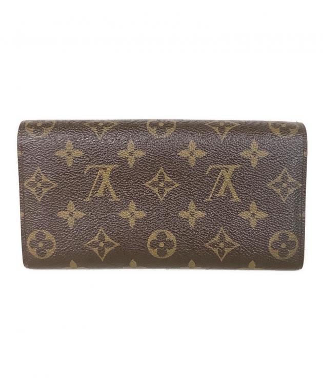 ルイヴィトン モノグラム ポシェット ポルトモネ クレディ 長財布 A53 中古・古着通販】LOUIS VUITTON (ルイ ヴィトン) 長財布 モノグラム